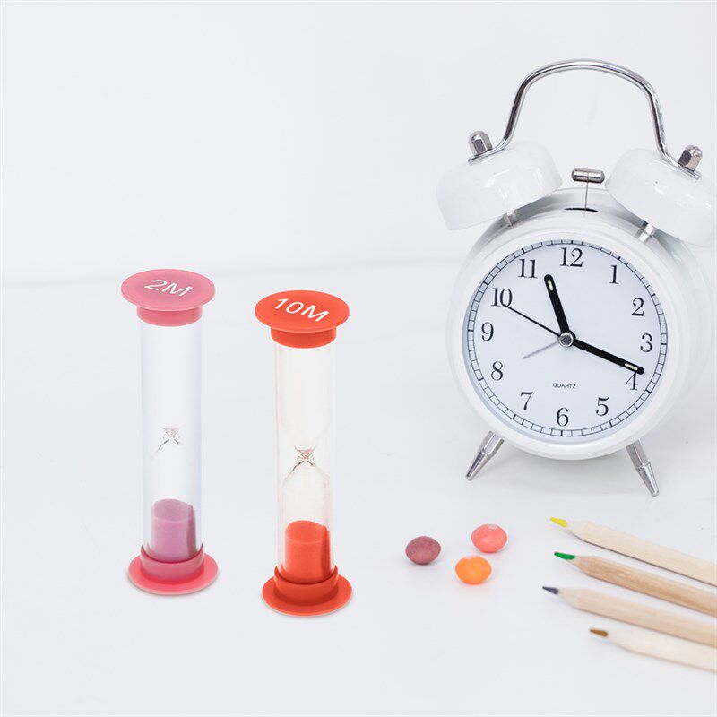 6Pcs Kid 6 Colors Classroom Game Sand Clock Timer montessori