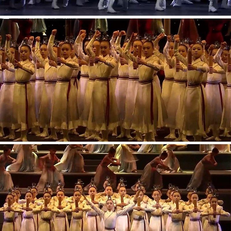 少年志儿童国学服壮志少年行舞蹈演出表演服装男女童风古典汉服