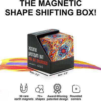 Shashbo Cube Magnet Fdget Changeable Magnetc Magc Cube A