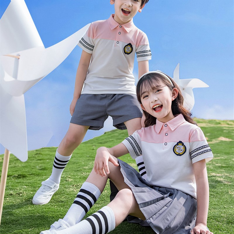 儿童演出服小学生啦啦队舞蹈女幼儿园毕业照合唱朗诵六一表演服装