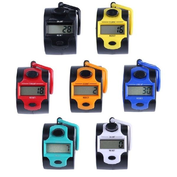 Digital Hand Tally Counter 5 Digit Number Manual Press