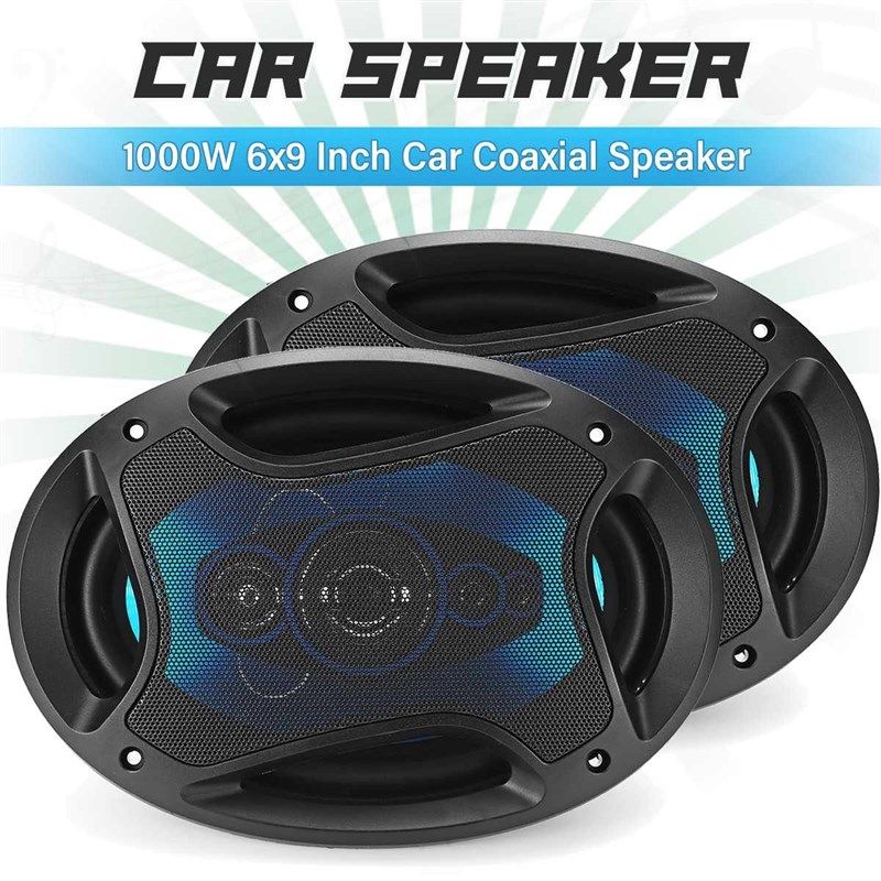 Update 2Pcs 6x9 Inch 1000W Car Speaker 2 Way Coaxial HIFI Au