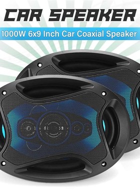 Update 2Pcs 6x9 Inch 1000W Car Speaker 2 Way Coaxial HIFI Au