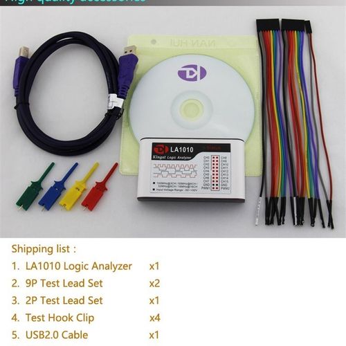 Kingst  LA1010 USB  Logic Analyzer    100M max sample rate,1