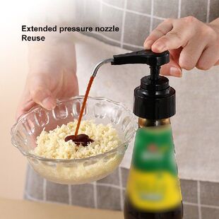 Household Oyster Sauce Bottle Press Nozzle Pump Head Olive
