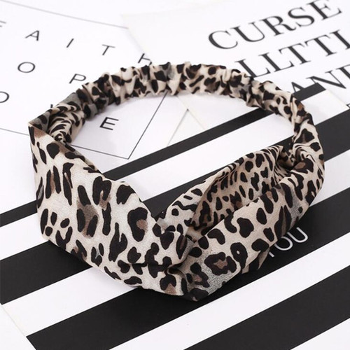 极速Fashion Floral Women Headband Hair Accessories Leopard C