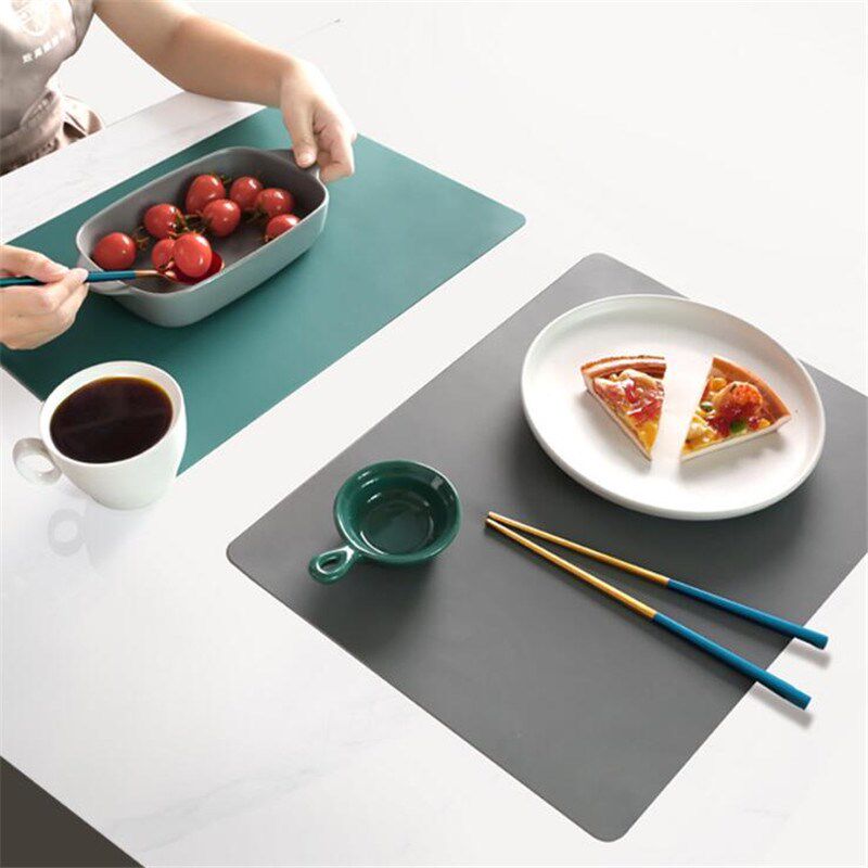 Silicone Waterproof Placemat Table Mat Insulation Anti-skidd
