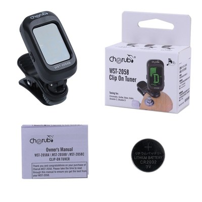 Folk Acoustic Guitar Tuner Violin Ukulele Bass Electronic Tu