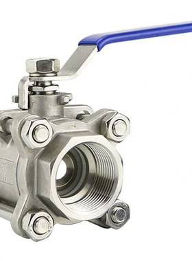 冰禹AB00931三片式球阀304不锈钢三片式内螺纹球阀丝扣牙口内丝球