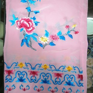 戏曲戏剧服装用品,旦角服装配件,丫环绣花腰带彩绣腰巾子