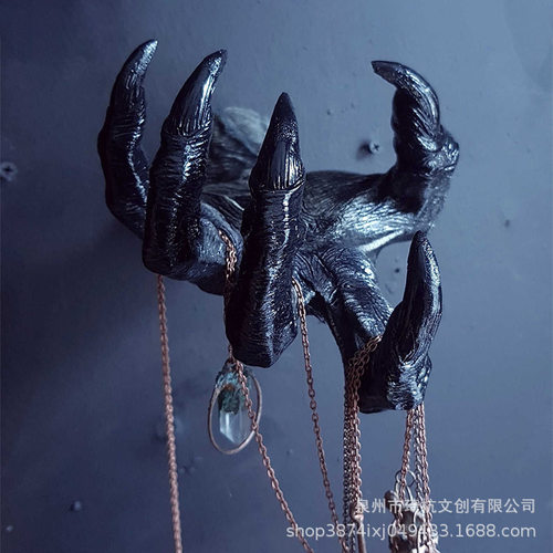 跨境恶魔手爪树指工艺品家居个性创意装饰品恶魔之眼墙壁装饰品