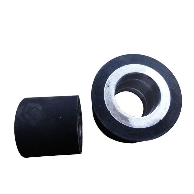 。砂带机轮子电机轮铝轮包胶平面铝电机轮主动轮