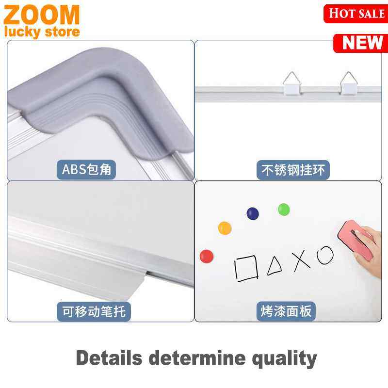 Magnetic whiteboard Office/home teaching White Board Double