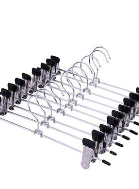 5PcsLot Stainless Steel Clip Clothes Stand Hanger Pants