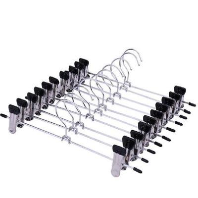 5PcsLot Stainless Steel Clip Clothes Stand Hanger Pants