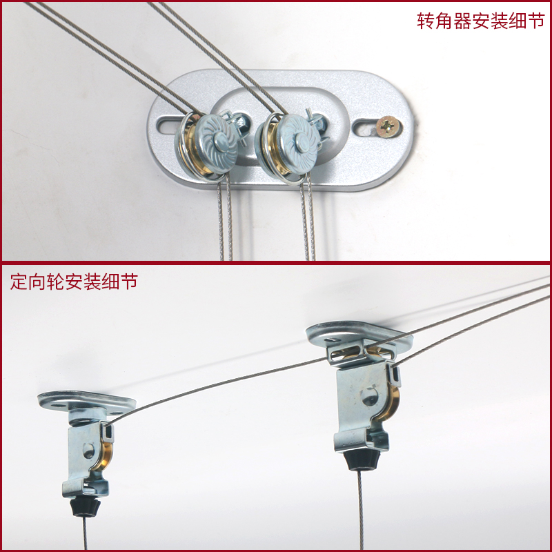 阳台手摇升降晾衣架钢丝绳室内晾衣杆更换配件304不锈钢316钢丝线