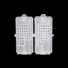 White transparent Bee Queen cage Beekeeper Transfer bee box