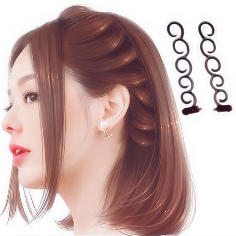 新品Women Fashion Flower Magic Hair Clip Bride Stylist Queue