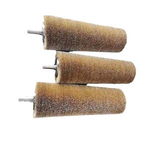 缠绕式毛刷辊抛光钢丝刷辊不锈钢丝刷辊磨料刷辊除锈钢丝刷