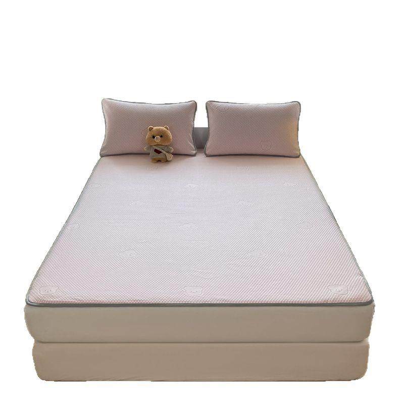 新款提花小冰熊豆豆凉席三件套夏季清凉透气软席可机洗全包围床笠,床上用品,冰丝席,淘宝优惠券,粉丝福利购,淘宝优惠卷