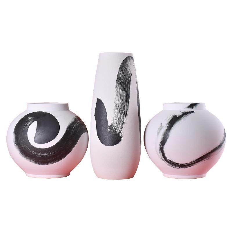 中式家居客厅陶瓷花瓶摆件创意桌面酒柜装饰品摆件结婚礼物房间,橡塑材料及制品,工业陶瓷,淘宝优惠券,粉丝福利购,淘宝优惠卷