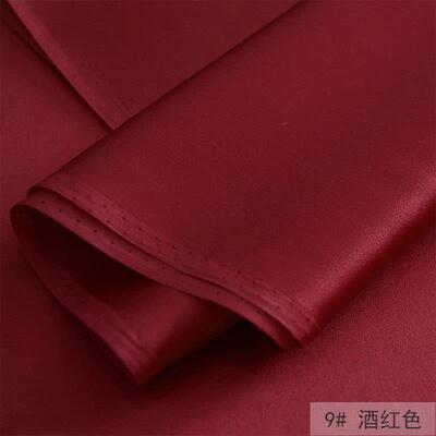 素绉缎16姆米桑蚕丝真丝布料眼罩枕套丝绸面料现货