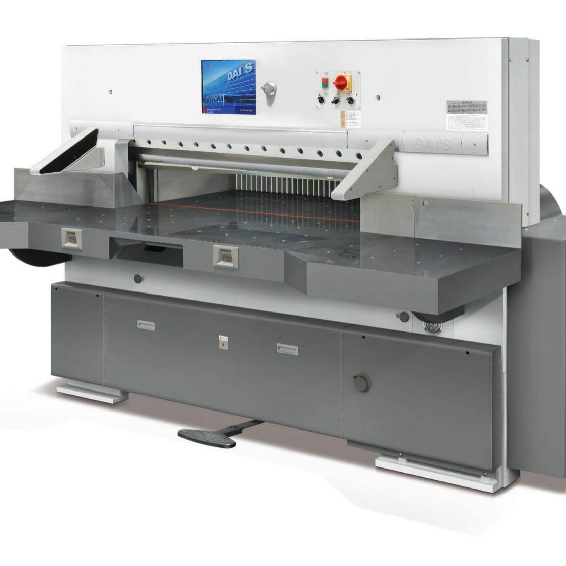 智能数控液压切纸机牛皮纸瓦楞纸碳纤维灰板印后加工设备切纸机