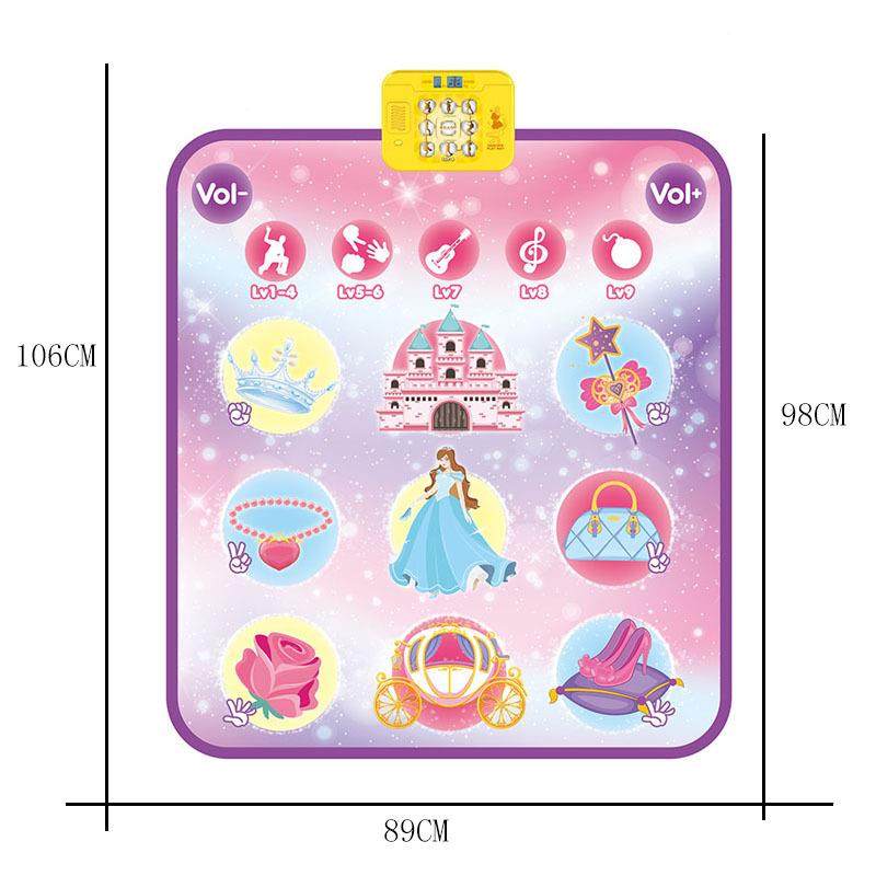 新品儿童益智双人对战多功能钢琴游戏垫户外音乐跳舞毯玩具