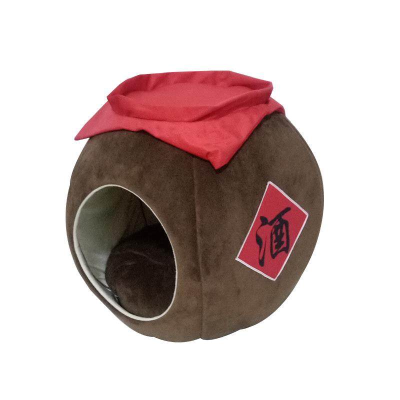 封闭式狗窝猫窝冬季保暖酒坛宠物窝四季通用可拆洗猫咪睡袋狗窝,宠物/宠物食品及用品,猫狗垫子,淘宝优惠券,粉丝福利购,淘宝优惠卷