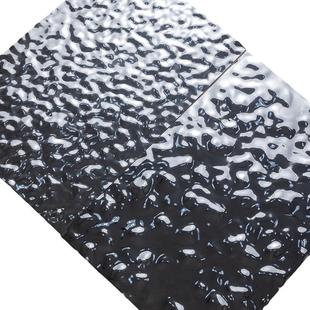 背胶水波纹金属膜婚庆木饰面银色镜面装 饰背景墙仿金属饰面波浪板