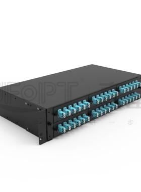 网络光纤光缆配线箱1U24口4896芯抽拉式19英寸机架终端盒机箱