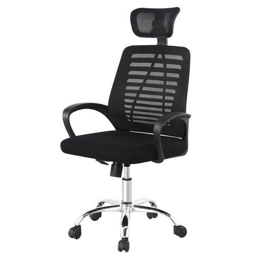 家用久坐舒服人体工学网布电脑椅书房写字学习高靠背头枕办公椅