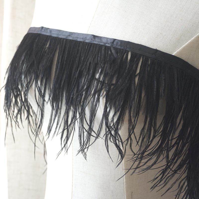 双层加密10-15cm鸵鸟毛布边diy装饰羽毛布条礼服裙边袖口服装辅料,纺织面料/辅料/配套,羽绒填充物,淘宝优惠券,粉丝福利购,淘宝优惠卷