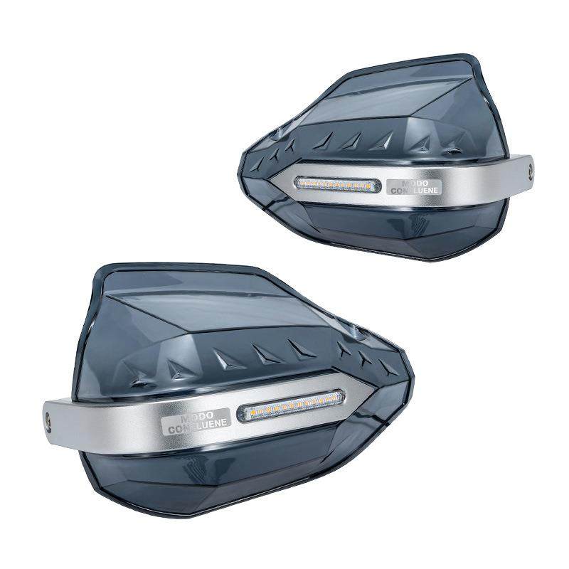 摩托车手把挡风护手罩uy125车把风挡改装配件把手防风板护罩挡手.