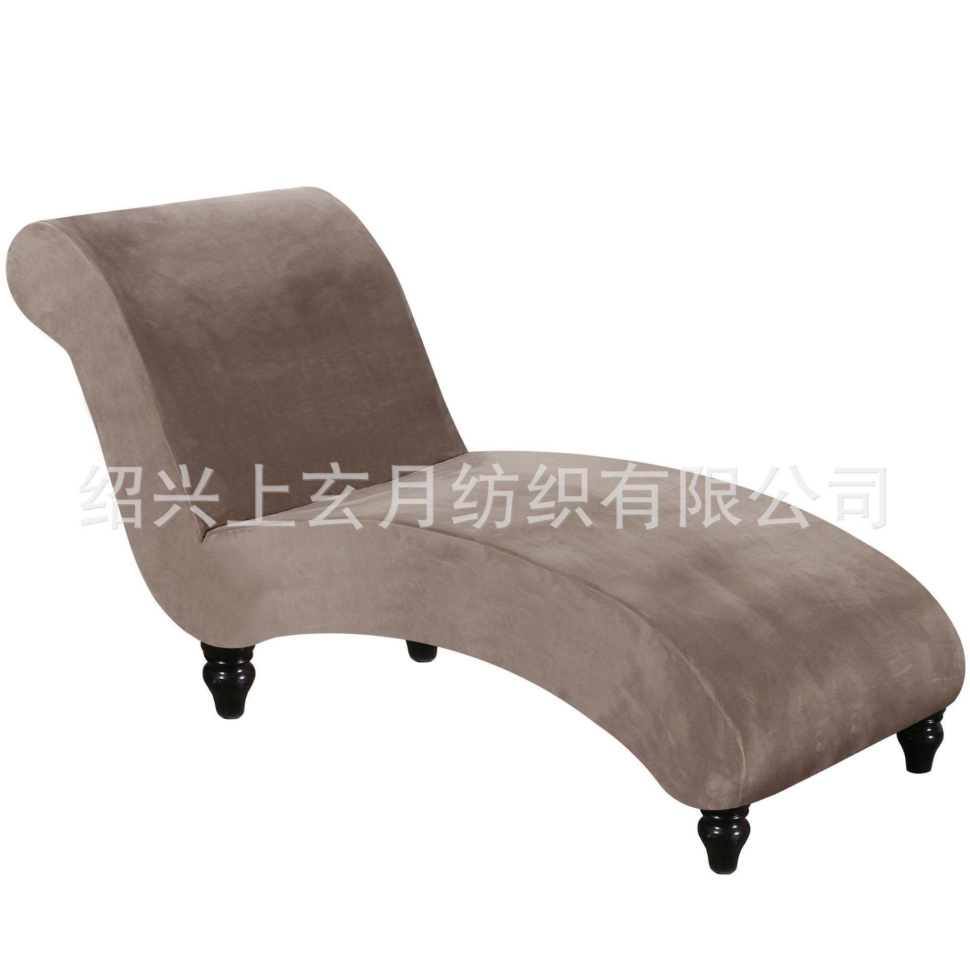 chaiselounge天鹅绒无扶手贵妃沙发套弹力全包室内休闲椅套
