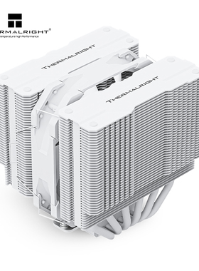 利民PA120 MINI WHITE双塔6热管135mm风冷散热器13代/14代/1851
