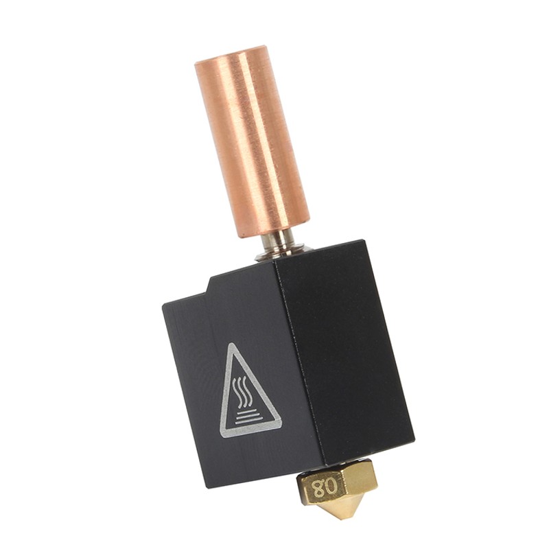 3D打印机配件 E3DV6全金属单喷头模组喉管加热块喷嘴套件0.4/1.75