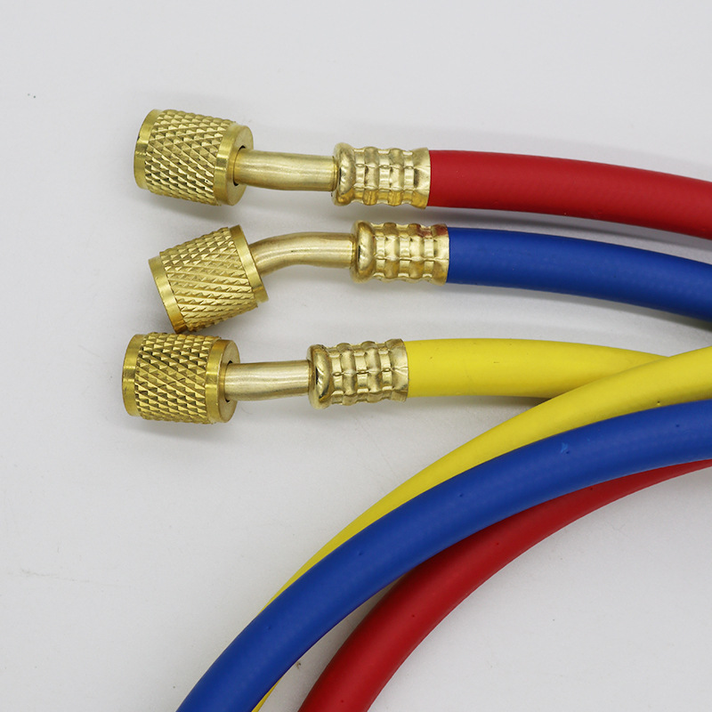 源头厂家汽车空调加氟管加长雪种冷媒检测加液管工具 耐高低压管