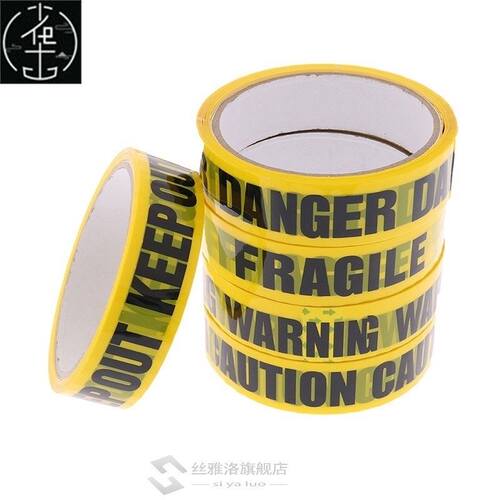 极速Hot sale 1Roll Warning Tape Danger Caution Fragile Barri