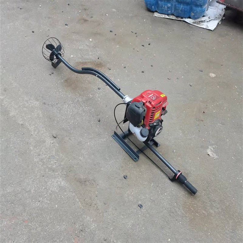 轻便款船用螺旋桨马达水产喂养投料卧式船外船尾挂机汽油推进器