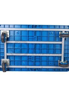 600公斤单层固定扶手超大载重大车板静音手推车平板拉货车PLA600Y