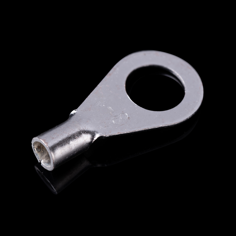 国标紫铜 OT冷压接线端子 RNB圆型裸端头OT4-8 铜鼻子1000只