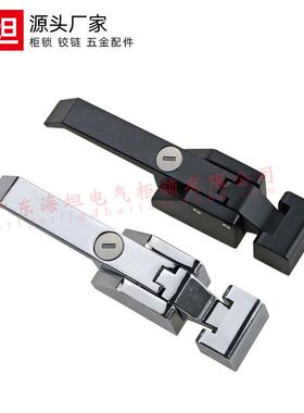 304不锈钢拉手偏置杆杠拉手锁工业密闭门把手搭扣锁DK615