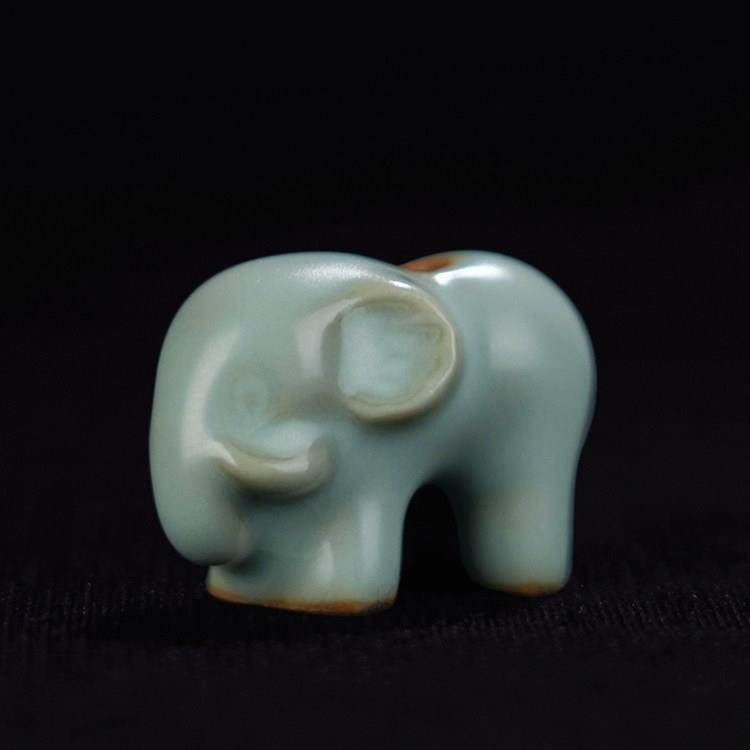 汝窑小福象线香香插迷你檀香香座家用景德镇陶瓷复古汝瓷礼品青瓷,家居饰品,香托/香盘/香座/香插,淘宝优惠券,粉丝福利购,淘宝优惠卷