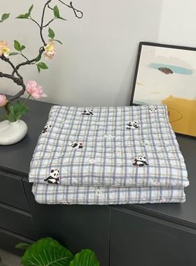 多功能绗缝纯棉被套绗缝床单空调被套150210单人床被套机洗