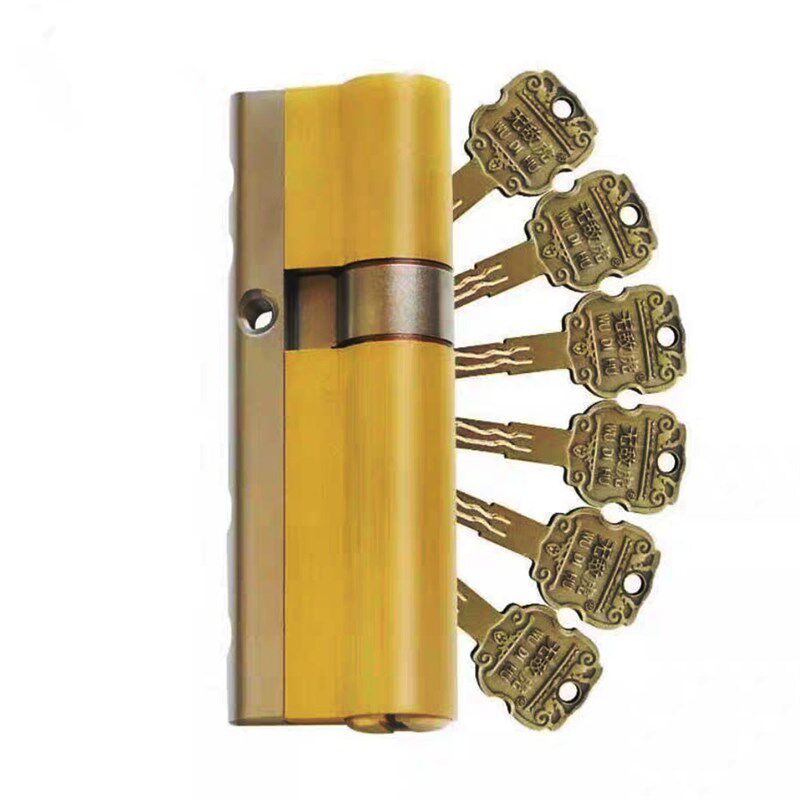 无敌虎第八代防盗门锁芯六核y八轨道防暴超c级锁头入户门大门专用