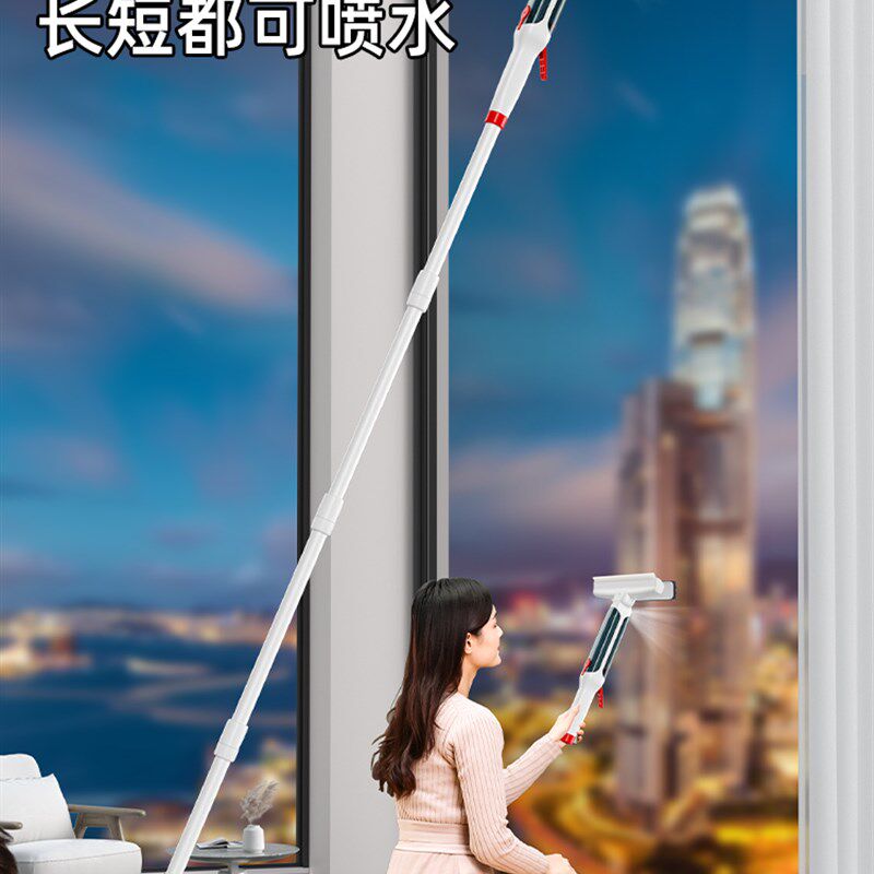 擦玻璃神器家用高层窗外双面w搽窗户玻璃刮水器板清洁清洗专用工