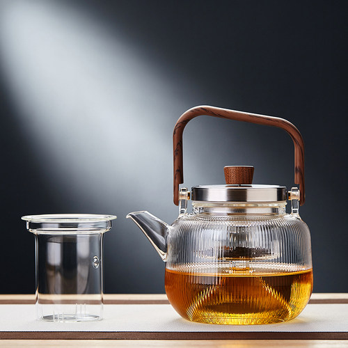 耐高温玻璃煮茶壶电陶炉1300W煮茶F器智能煮茶炉烧水泡茶专用套装