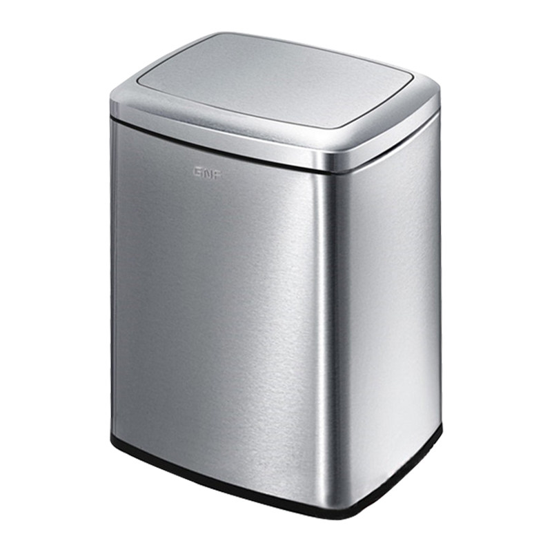 方形摇盖式垃圾桶锥形直投不锈钢B客厅房间家用办公室酒店室内12
