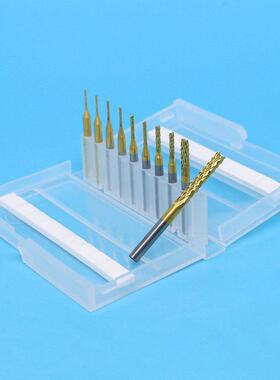 镀钛黄色FPCB涂层线电路板钨钢玉米铣刀套装金色镀膜五金件合成石